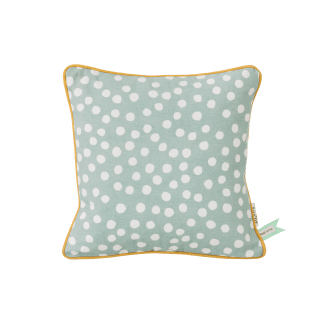 Dots Cushion - Dusty Blue