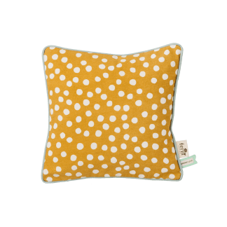 Dots cushion - curry